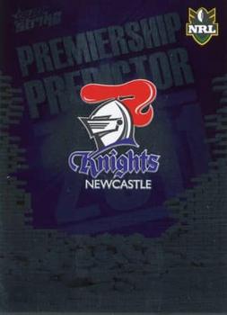 2011 NRL Strike - Premiership Predictors 2011 #PP8 Newcastle Knights Front